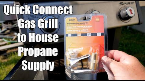 hooking up natural gas to propane grill